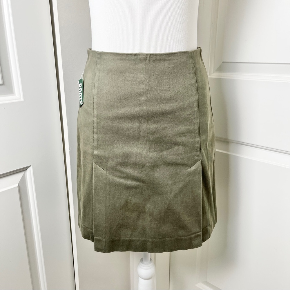 NWT Roots Golf Green A-Line Pleated Cargo Skort – Sporty & Chic, Size 6 - Picture 5 of 16